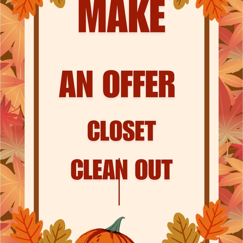 Make an Offer Closet Clean Out